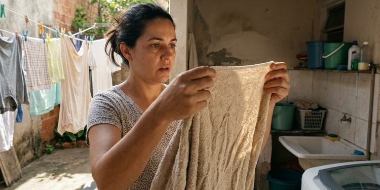 A rigidez dos tecidos pode estar ligada a diferentes etapas da lavagem e da secagem