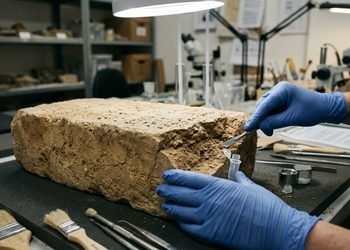 Um material usado em construções antigas acabou guardando informações sobre a natureza daquela época