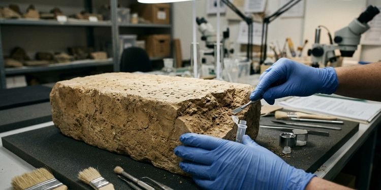 Um material usado em construções antigas acabou guardando informações sobre a natureza daquela época