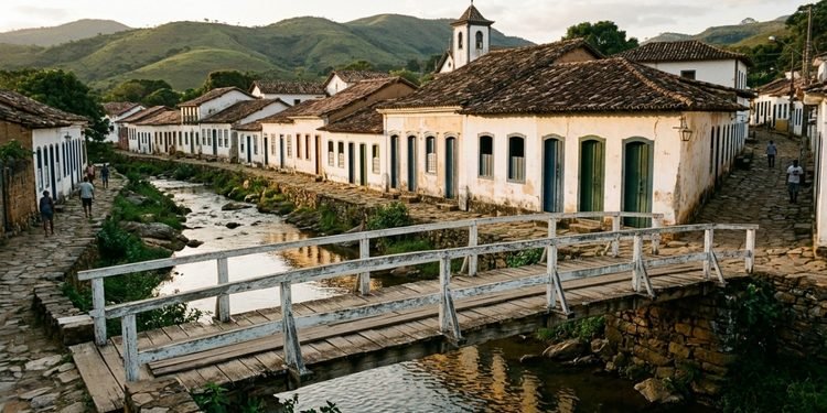 O calçamento antigo e as construções coloniais ajudam a contar a formação da cidade - IMAGEM ILUSTRATIVA