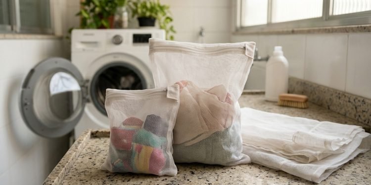 Um tecido leve que estava sem uso pode ganhar uma nova função nos cuidados com as roupas