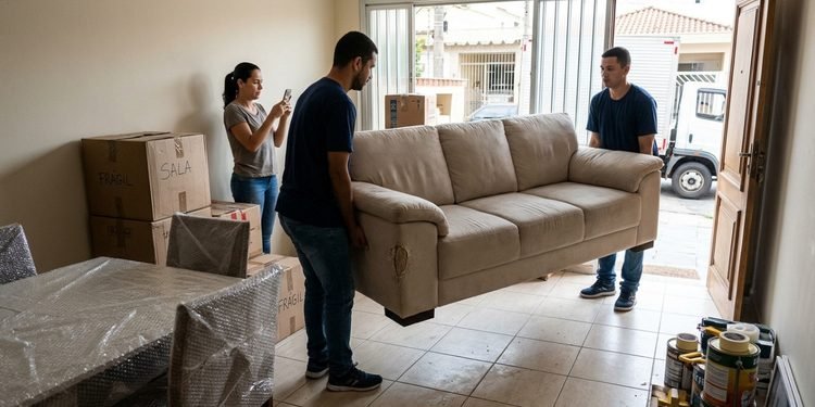 A cliente esperava encontrar seus pertences guardados, mas uma visita revelou uma situação inesperada