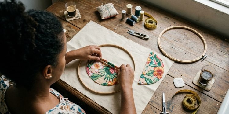 Uma peça usada em trabalhos manuais pode ganhar outra função na organização da casa
