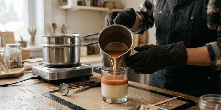 Pequenas sobras de cera podem ser reunidas para criar uma peça decorativa com aparência diferente