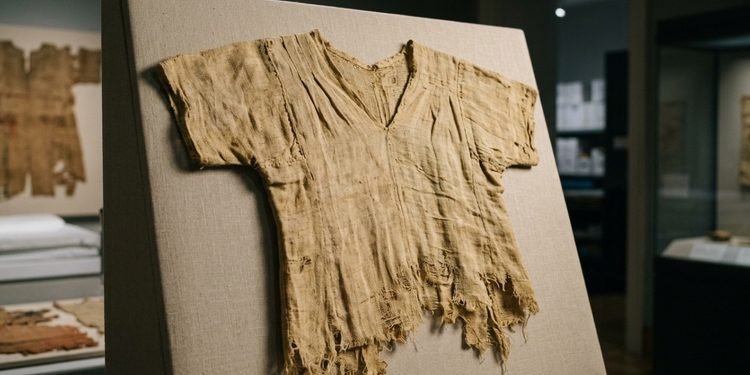 Uma limpeza cuidadosa revelou detalhes de uma roupa que permaneceu esquecida por décadas - IMAGEM ILUSTRATIVA