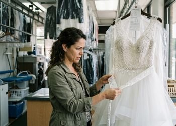 Fotos do casamento podem mostrar com detalhes como eram o cinto e os bordados originais