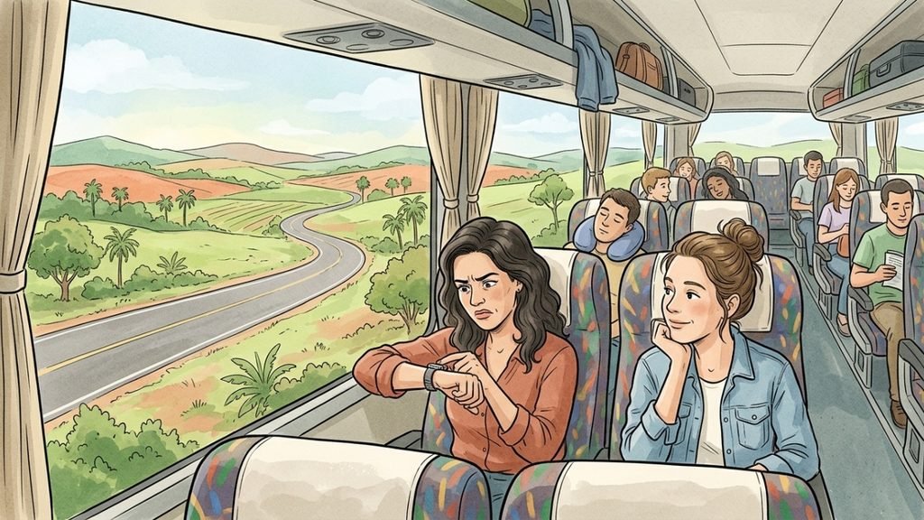 Um caminho conhecido pode provocar uma experiência diferente daquela que tivemos durante a ida